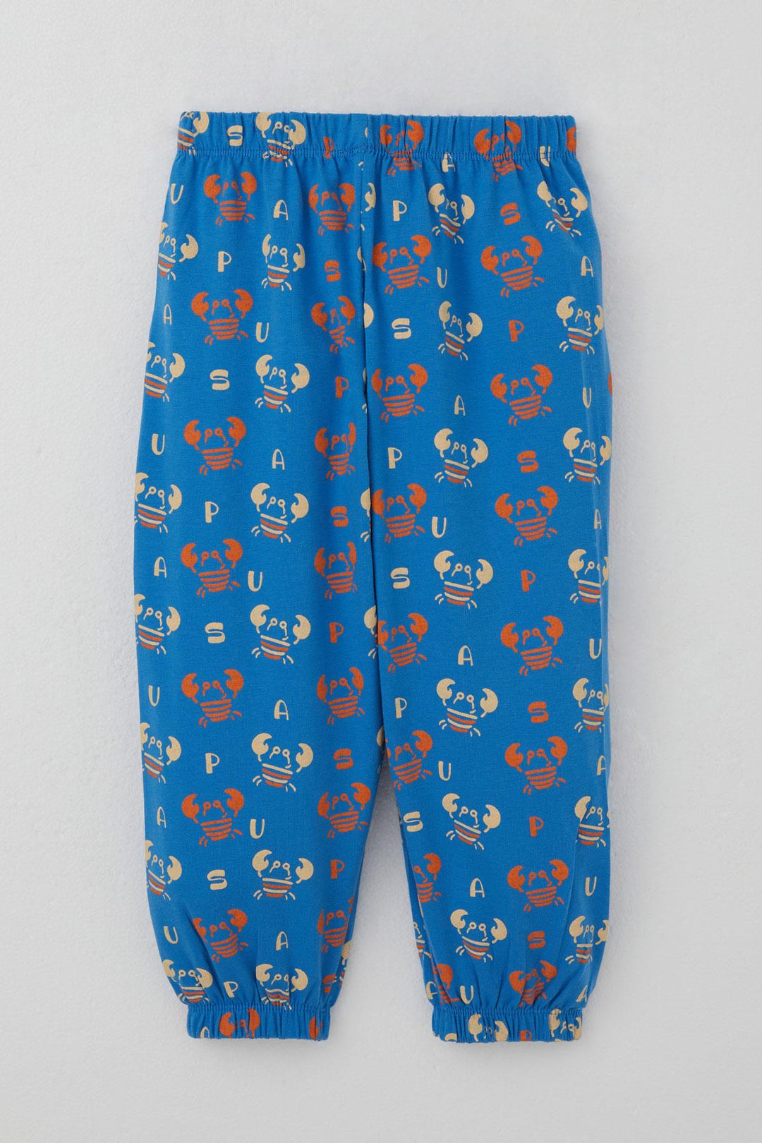 BRE Breeze Erkek Çocuk Pijama Takımı Sevimli Yengeç Desenli 1-3 Yaş, Saks Mavisi - San Martin Texmelucan de Labastida