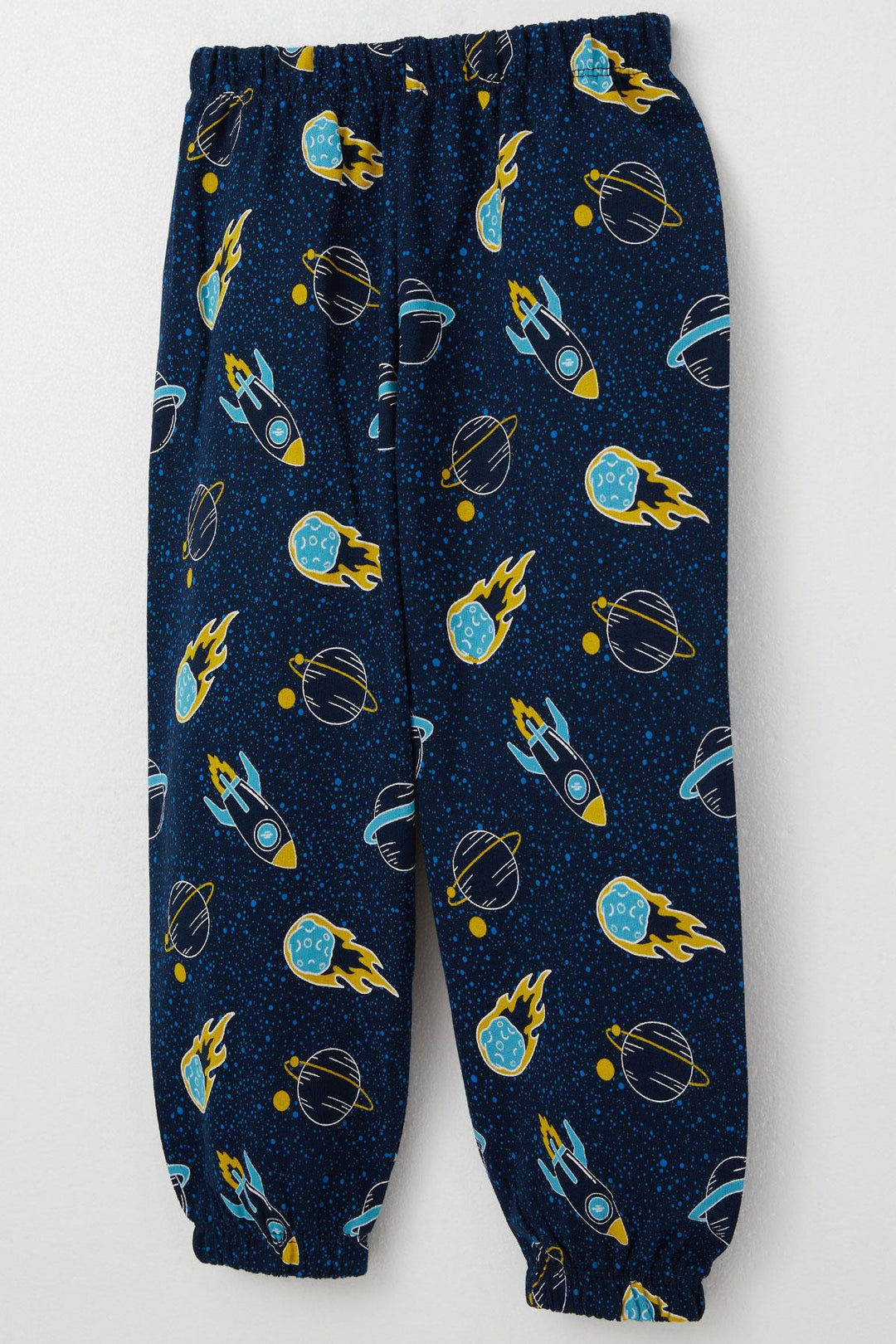 BRE Breeze Boys' Pyjama Set Space Themed 1-3 Years, Navy Blue - Sintra