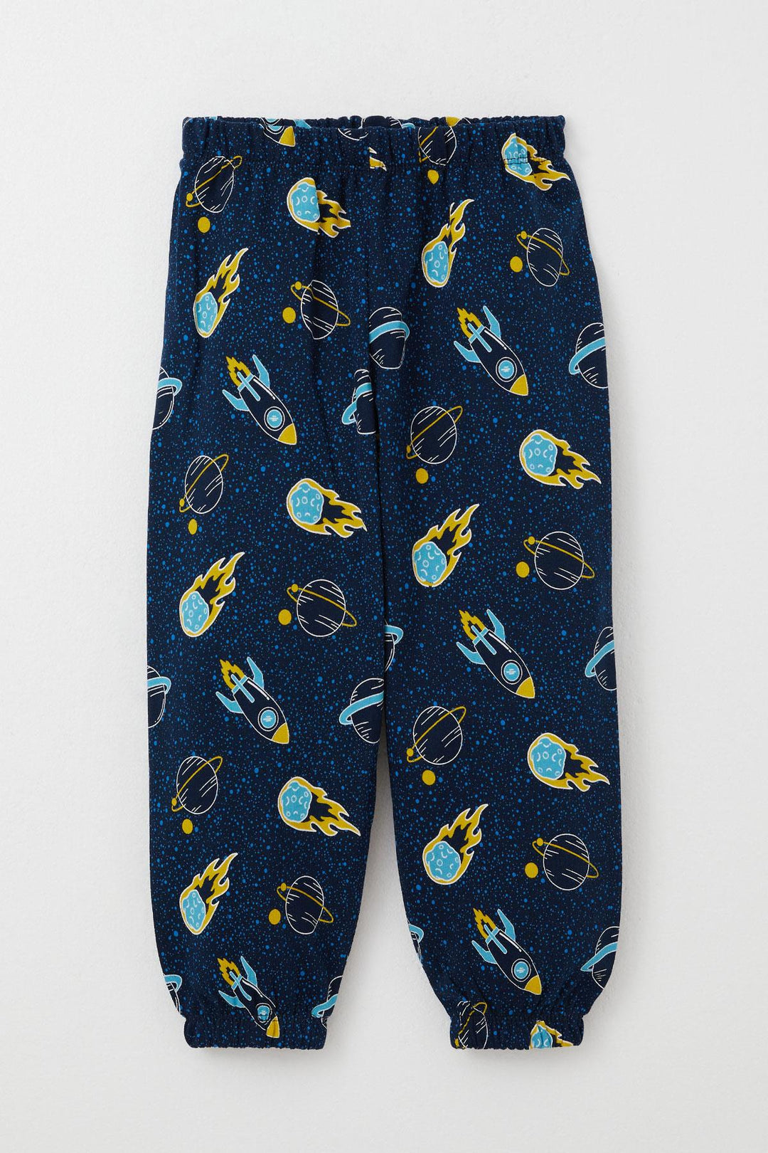 BRE Breeze Boys' Pyjama Set Space Themed 1-3 Years, Navy Blue - Sintra