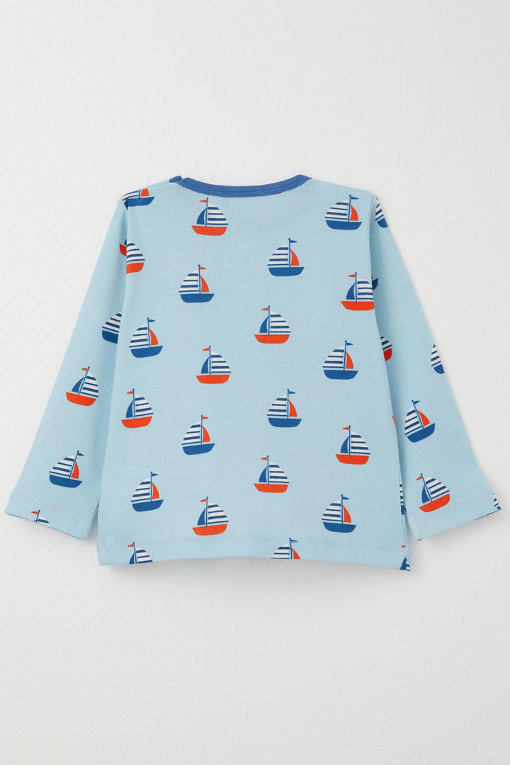 BRE Breeze Boy's Pajamas Sail Patterned 1-3 Years, Light Blue - Dessau-Rosslau
