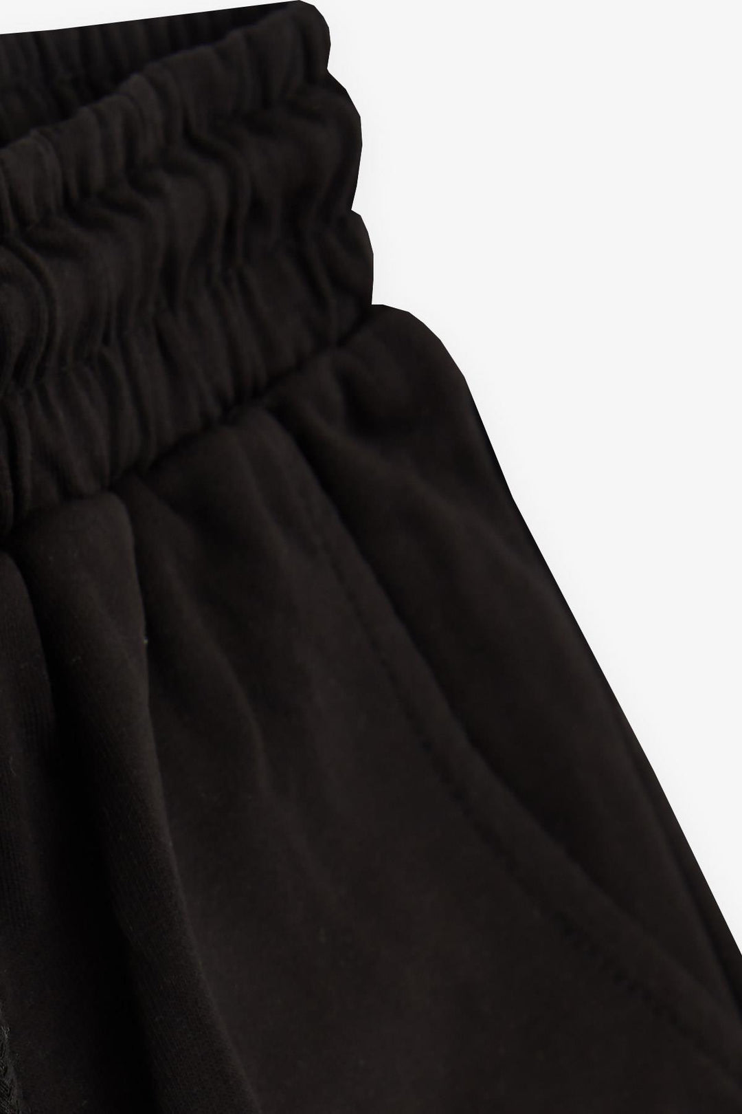 شورت BRE Breeze للفتيات والأولاد مع كتابة مطبوعة، برباط، جيوب، حزام خصر مطاطي، 84 سنة، أسود - بيرتون أبون ترينت