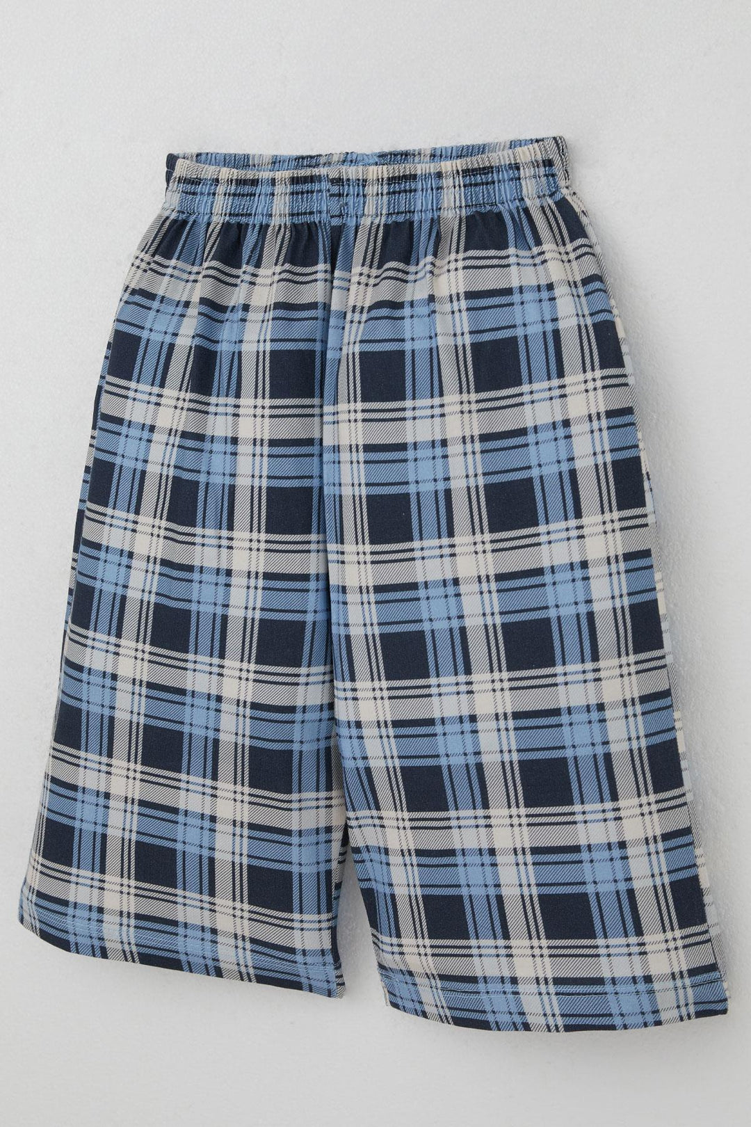 BRE Breeze Boys' Short Pajama Set Plaid Patterned 4-8 Years, Mixed Color - San Benedetto del Tronto