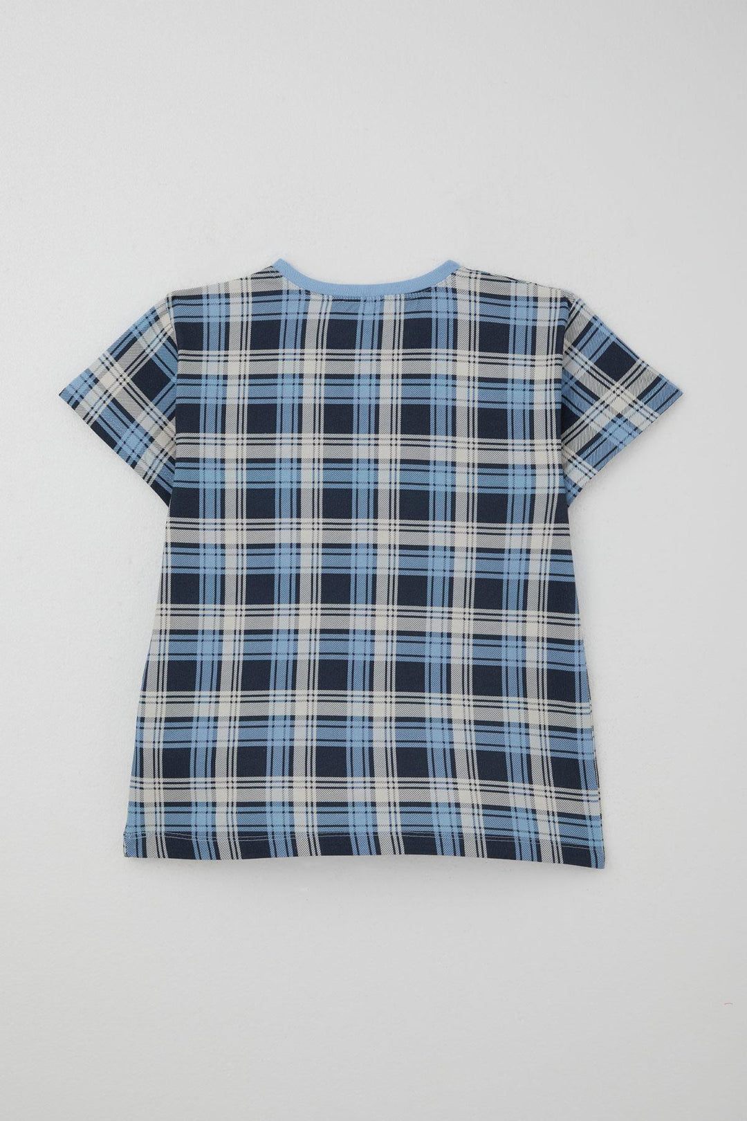 BRE Breeze Boys' Short Pajama Set Plaid Patterned 4-8 Years, Mixed Color - San Benedetto del Tronto
