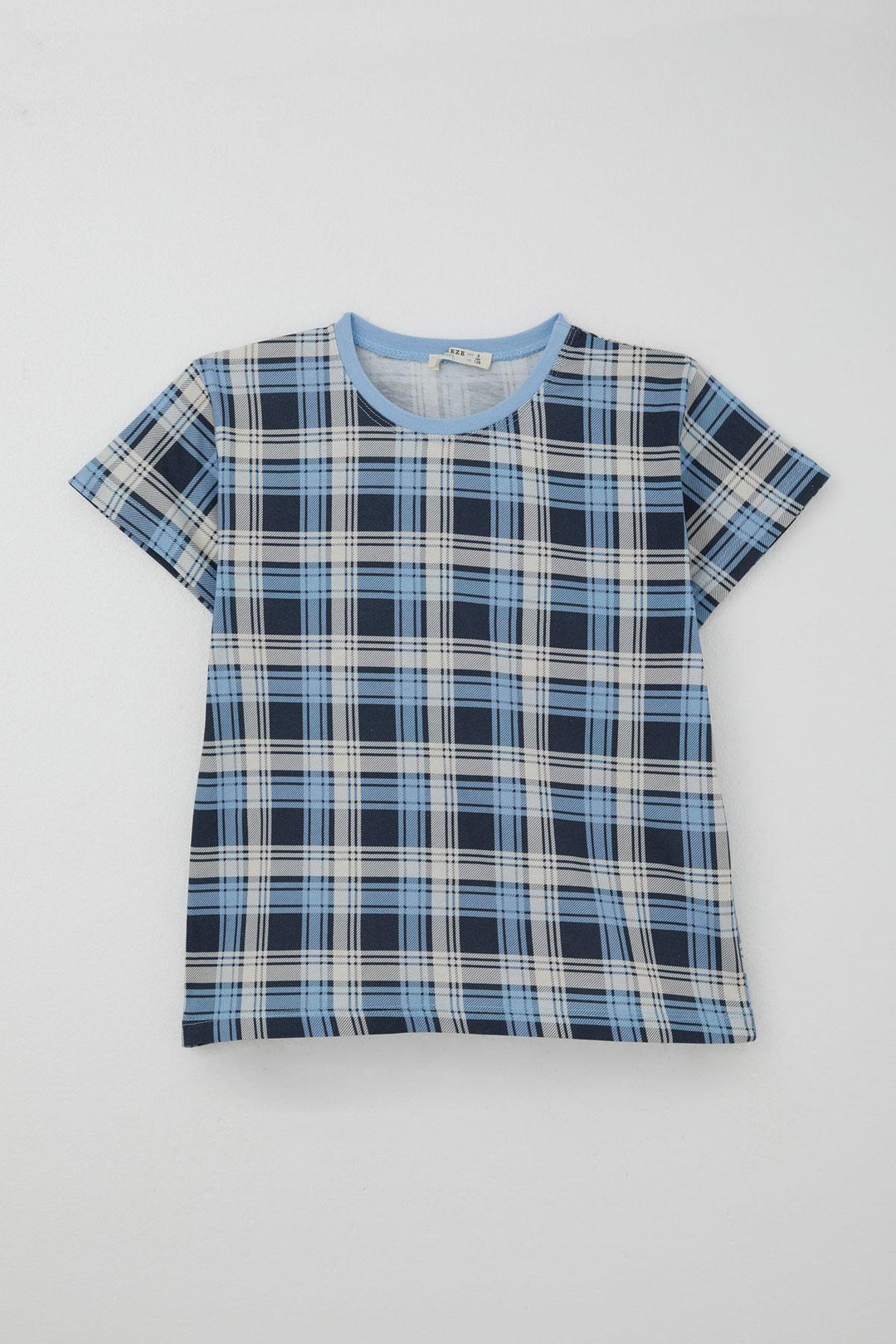 BRE Breeze Boys' Short Pajama Set Plaid Patterned 4-8 Years, Mixed Color - San Benedetto del Tronto