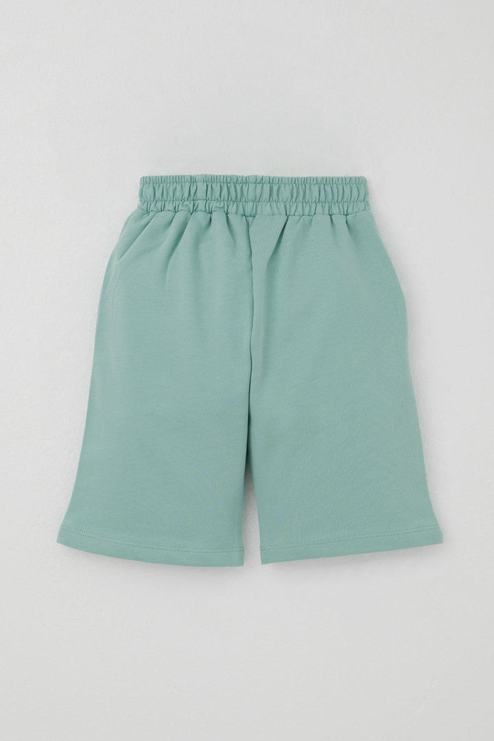 BRE Breeze Boys' Shorts Set with Car Printed Pocket Detail 1.5-5 Years, Ecru - Hinckley