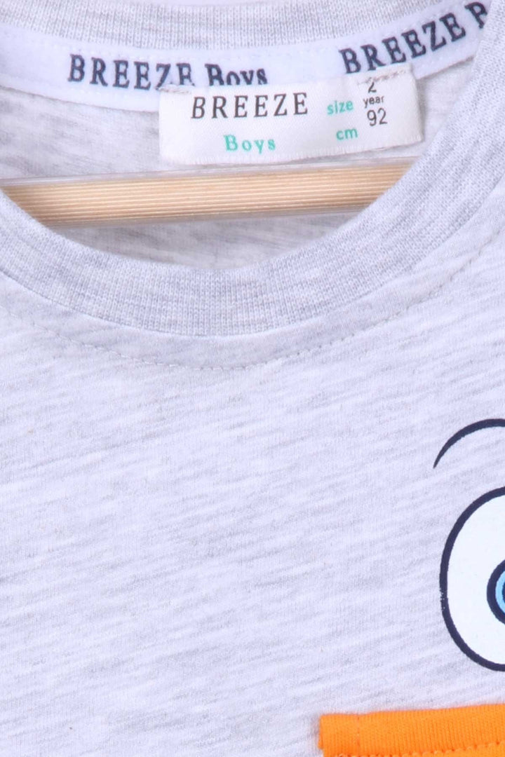 طقم شورت للأولاد من BRE Breeze بجيوب، 2-6 سنوات، مزيج رمادي فاتح - Viernheim