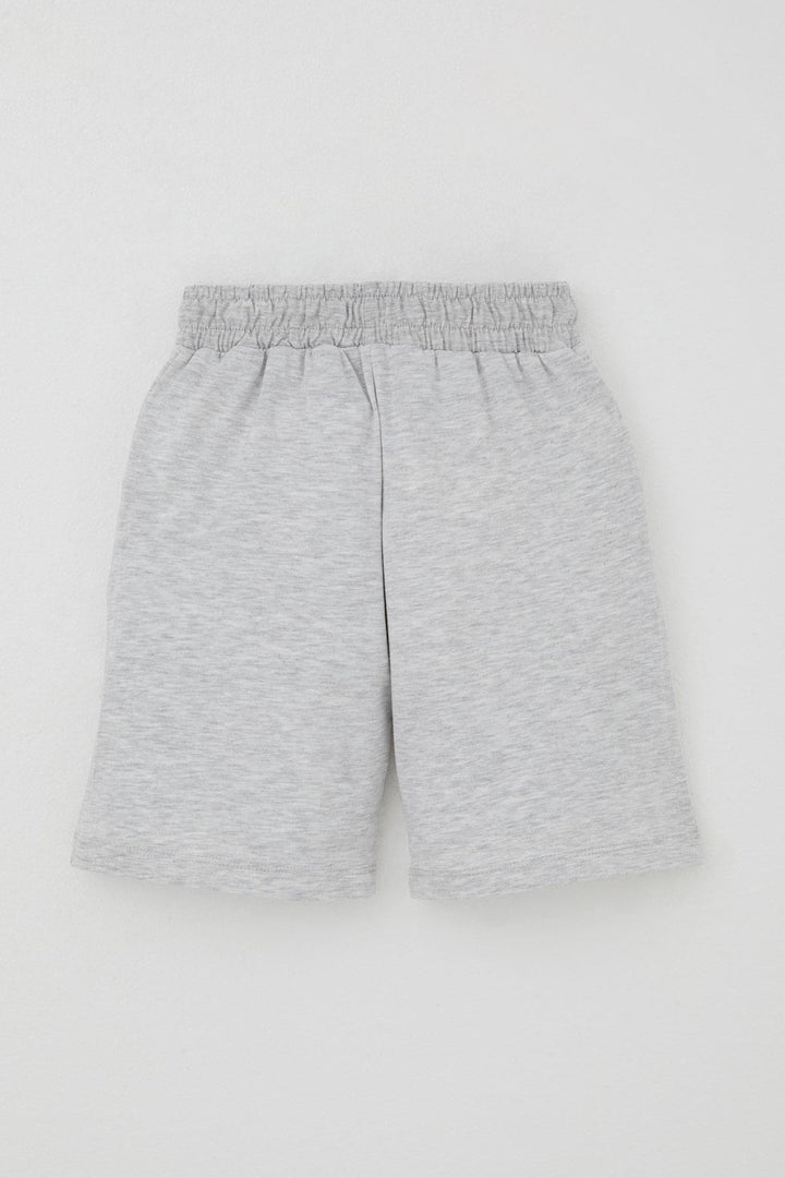 BRE Breeze Erkek Çocuk Şortlu Takım Eğlenceli İş Makineleri Desenli 1.5-5 Yaş, Açık Gri Melanj - Ixhuatlán de Madero