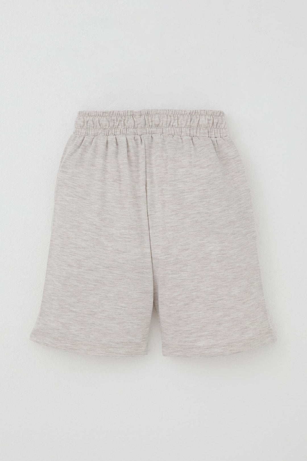 BRE Breeze Boys' Shorts Set Fun Construction Vehicles Patterned 1.5-5 Years, Beige Melange - Piacenza