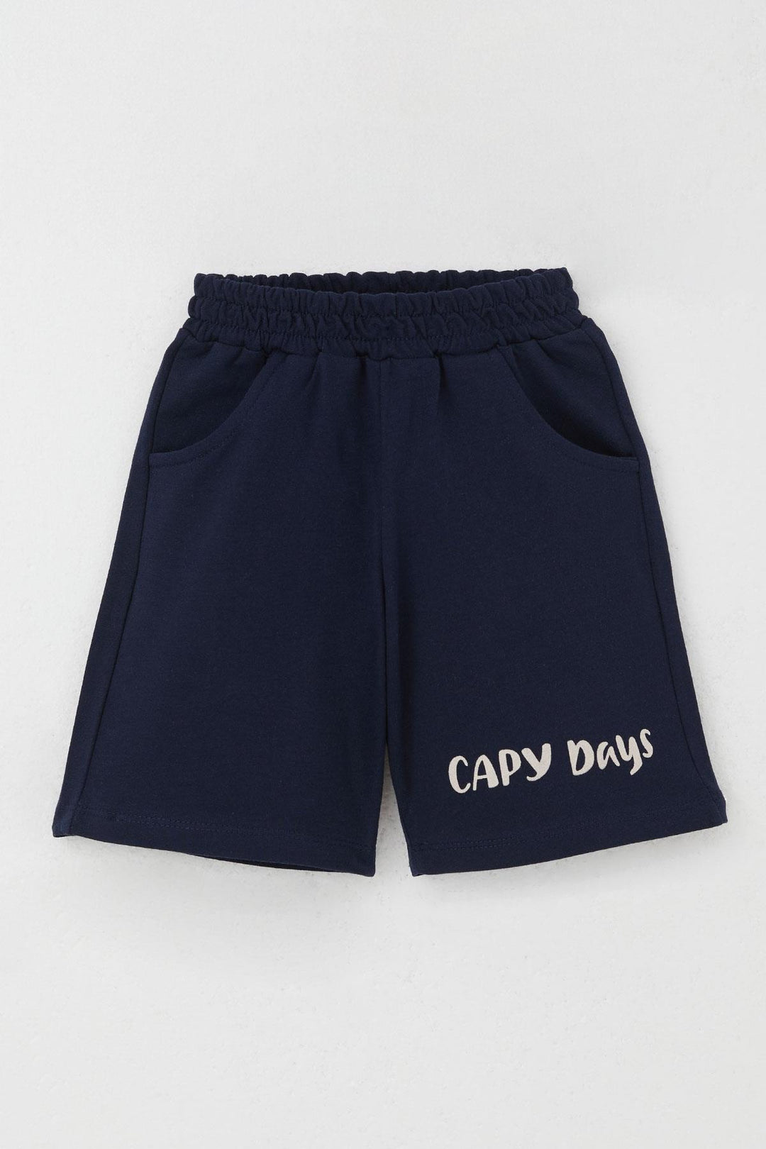 BRE Breeze Boys' Shorts Set, Cutest Rodent Capybara Printed, 1-4 Years, Beige - Fredericton