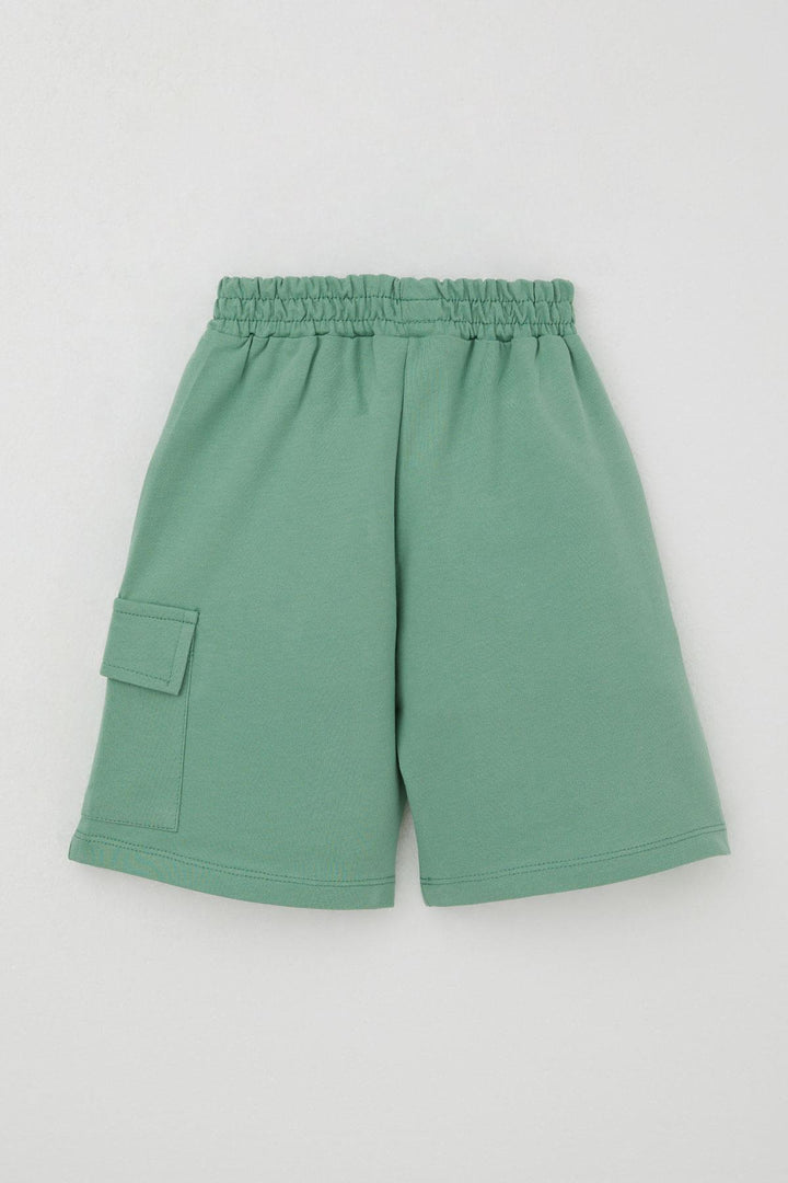 BRE Breeze Erkek Çocuk Şortlu Takım Güçlü Dinozorlar Baskılı 3-8 Yaş, Bej - Guacharachi