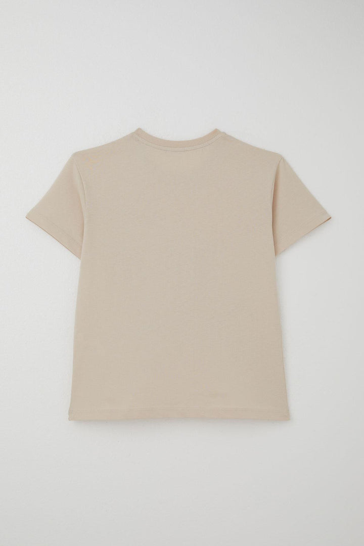 BRE Breeze Erkek Şortlu Takım Havalı Kaykaycı Baskılı 84 Yaş, Bej - Mâcon