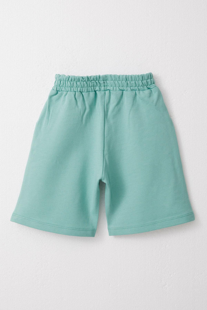 BRE Breeze Boys' Shorts Set with Cool Bear, 3-8 Years, Beige - Dublin