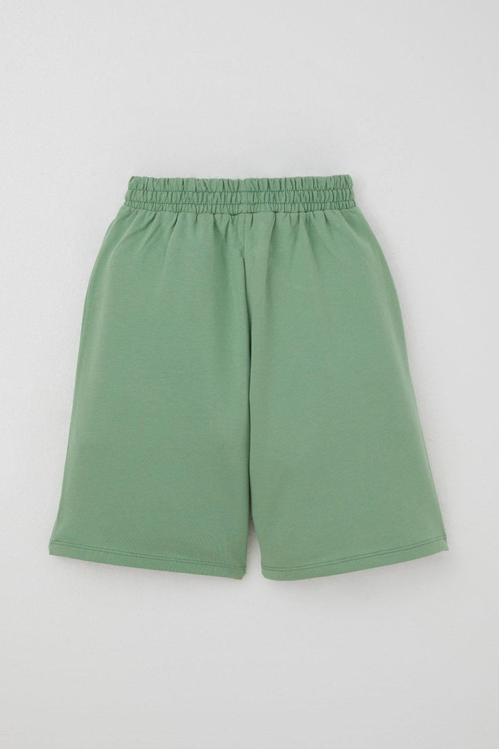 BRE Breeze Erkek Çocuk Şortlu Takım Jetski Tutkunu Havalı Dinozor Baskılı 5-9 Yaş, Bej - Mentor