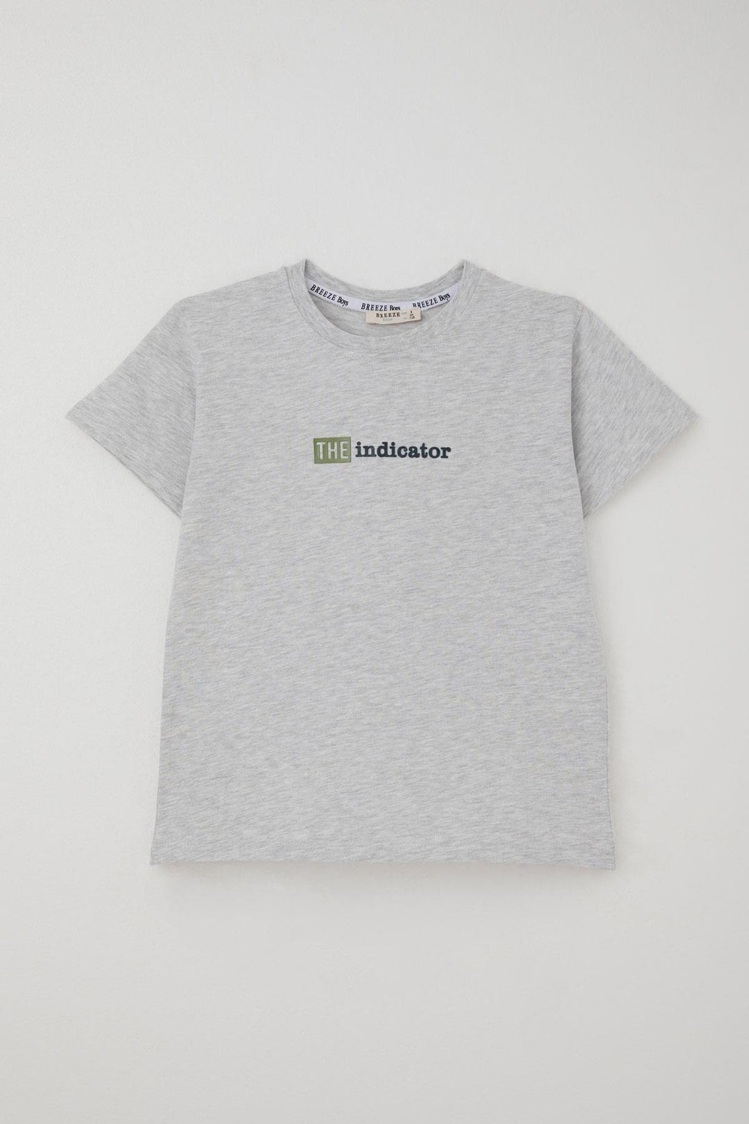 BRE Breeze Boys' Shorts Set Embossed Printed 72 Years, Light Grey Melange - Lebanon