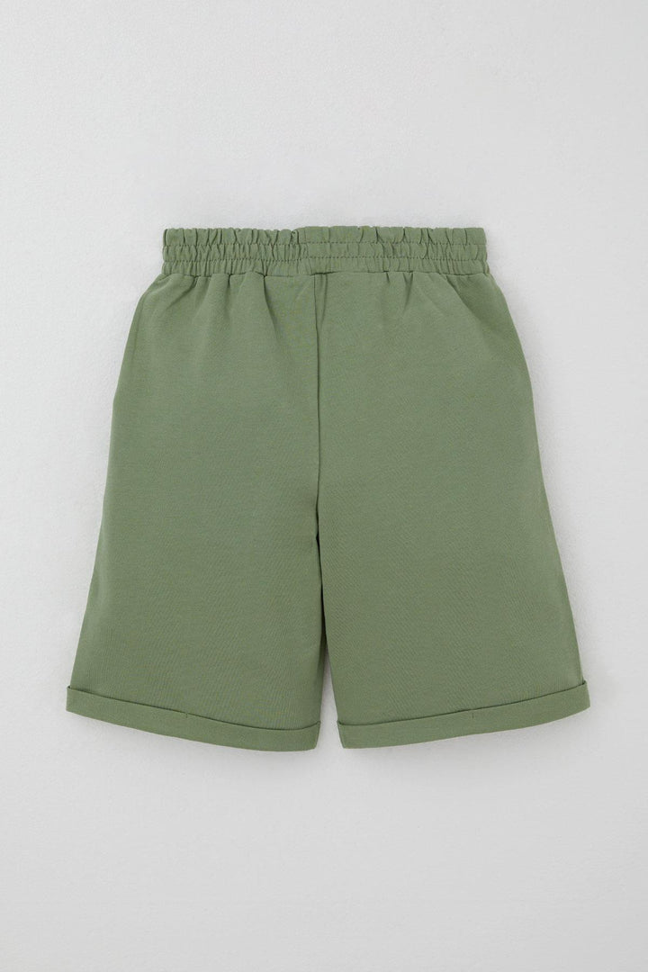 BRE Breeze Boys' Shorts Set Embossed Printed 50 Years, Ecru - Rheine