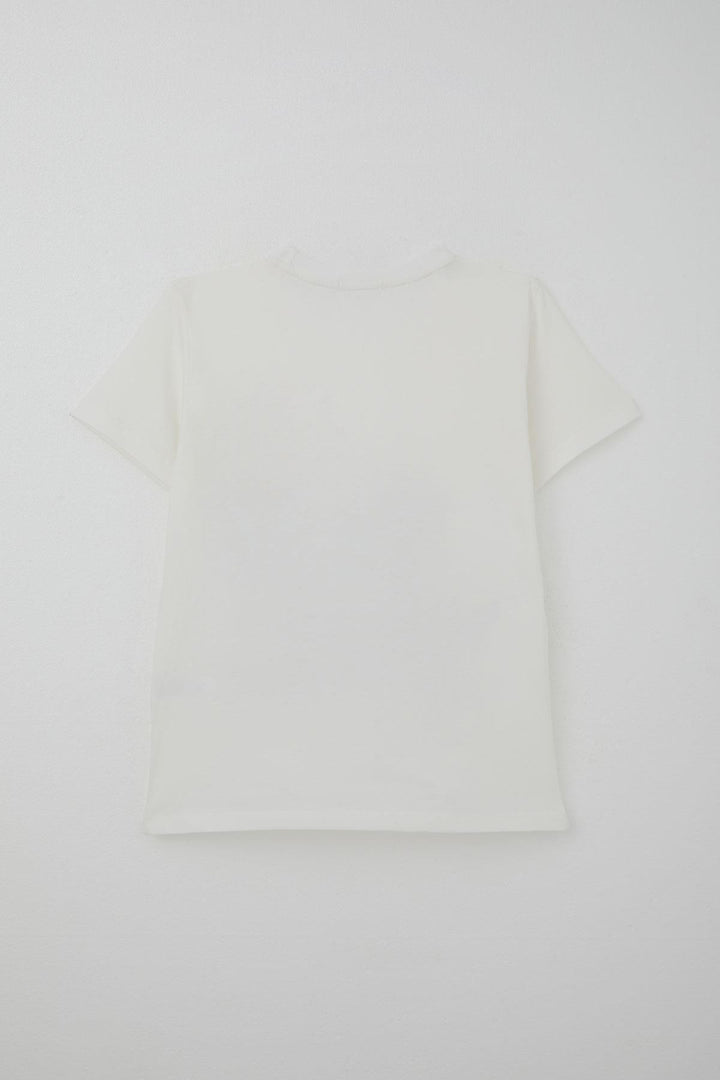 BRE Breeze Erkek Çocuk Şortlu Takım Kaykay Kralı 84 Yaş, Ekru - Bryan