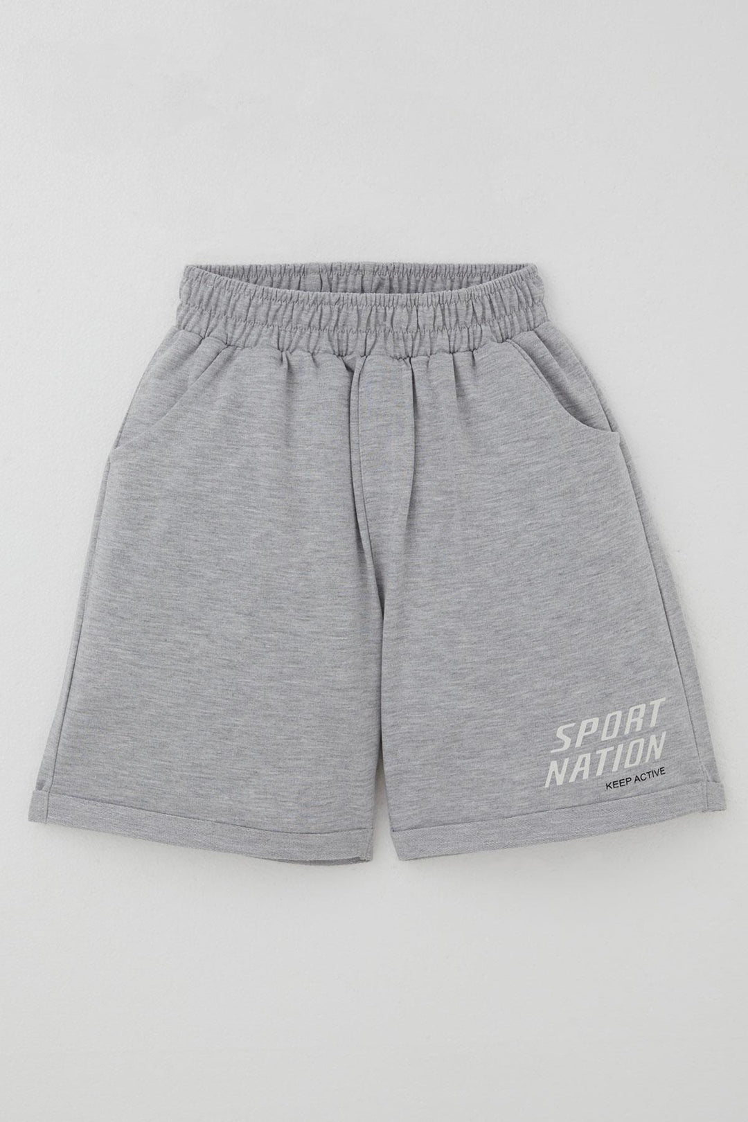 BRE Breeze Erkek Çocuk Şortlu Takım Kaykay Kralı 84 Yaş, Ekru - Bryan