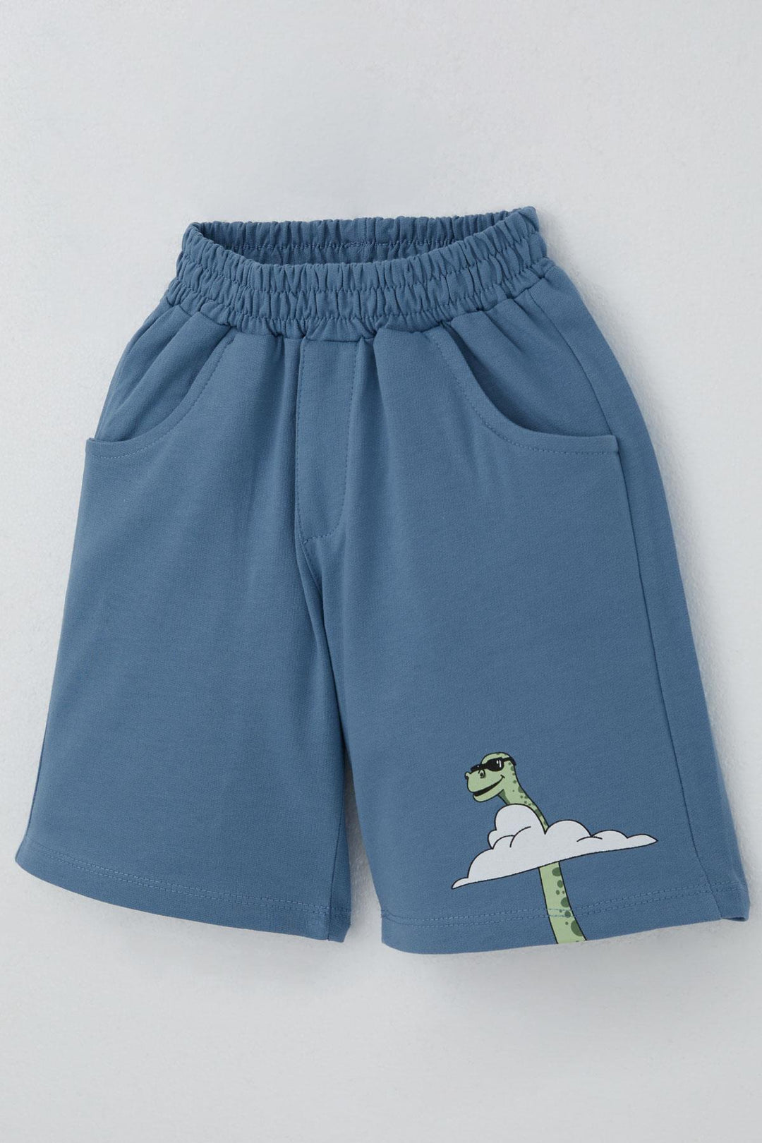BRE Breeze Boys' Shorts Set Adventurous Dinosaur Printed 2-6 Years, Beige - Honolulu