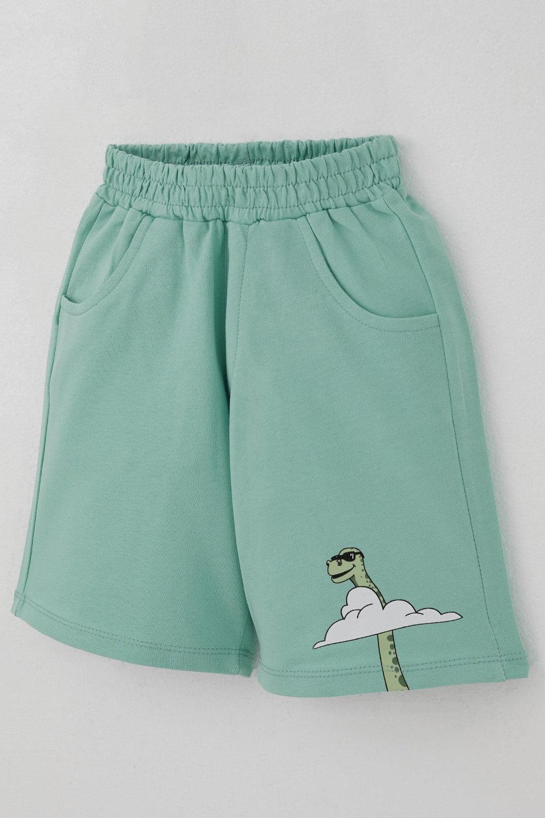 BRE Breeze Boys' Shorts Set Adventurous Dinosaur Printed 2-6 Years, White - Aubagne