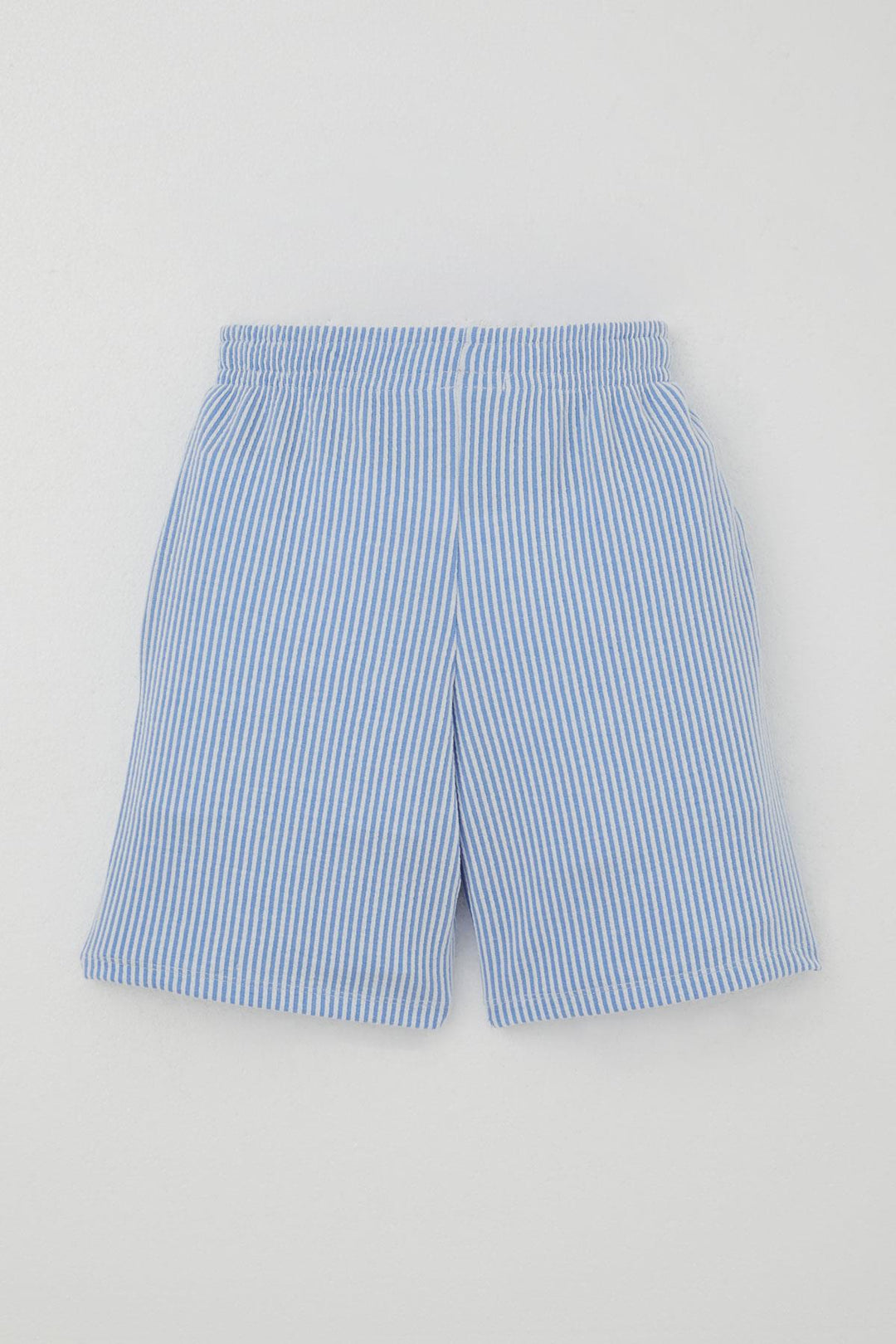 BRE Breeze Boys' Short Set Sleeveless Summer Printed Lace-Up Accessorized 84 Years, White - Mazatlán