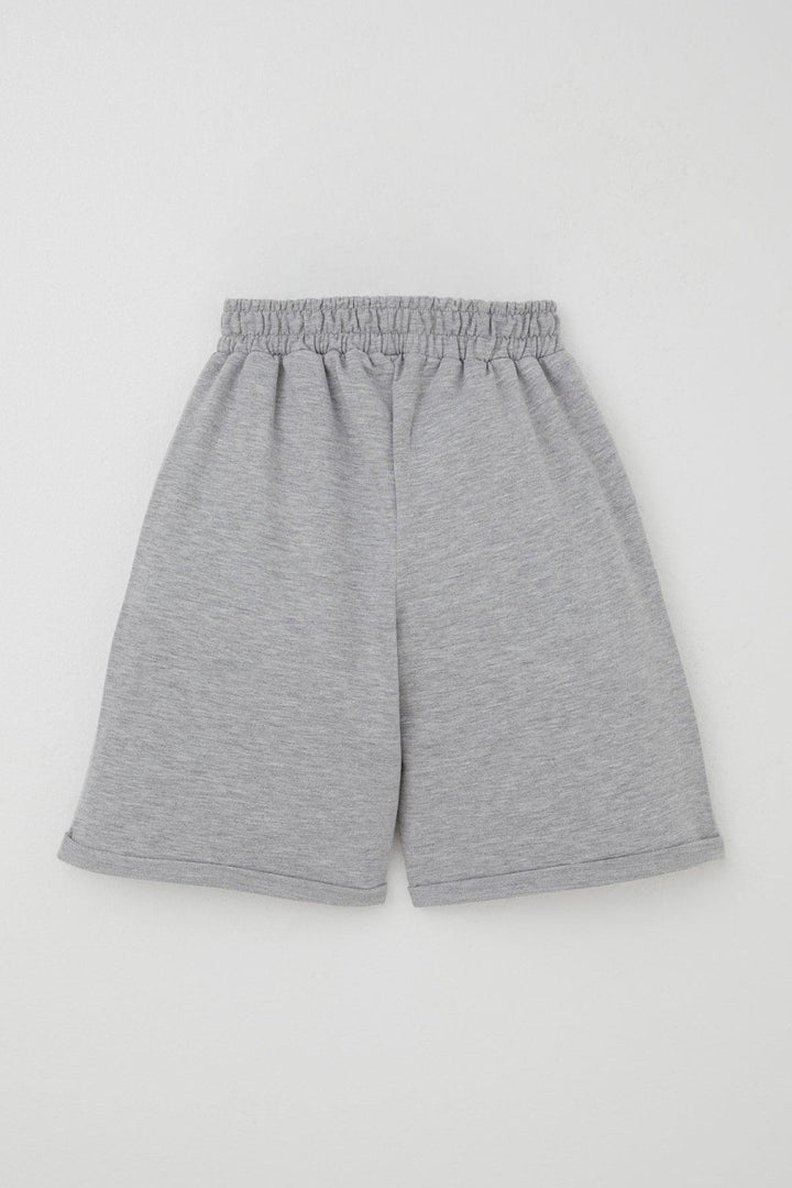 BRE Breeze Erkek Çocuk Şortlu Takım Yazı Baskılı Beli Lastikli 84 Yaş, Narçiçeği - University Place