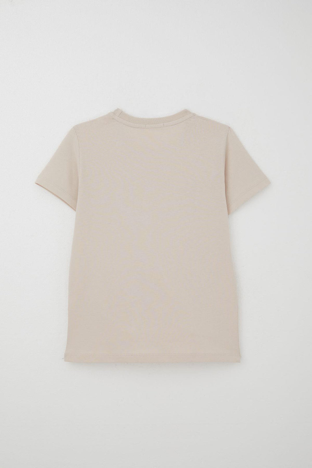 BRE Breeze Boys' Shorts Set with Printed Writing and Lace-up Accessories, 84 Years, Beige - Huatusco