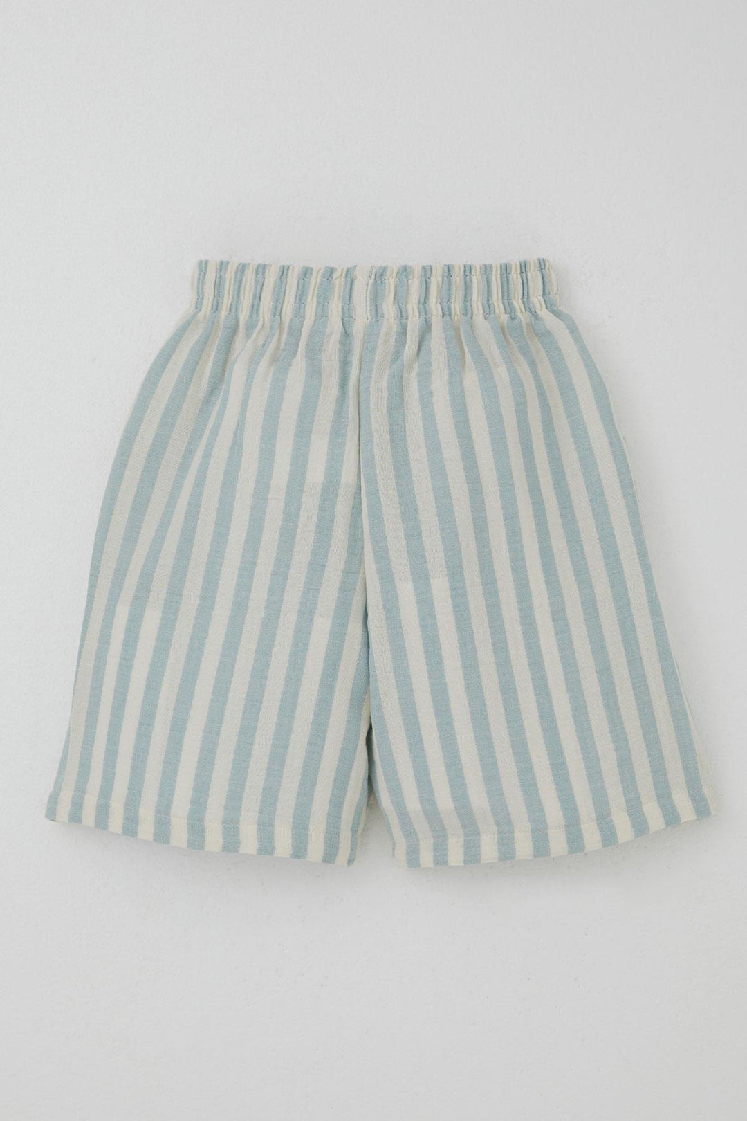 BRE Breeze Boys' Shorts Set with Printed Writing and Lace-up Accessories, 4-8 Years, Beige - Northbrook