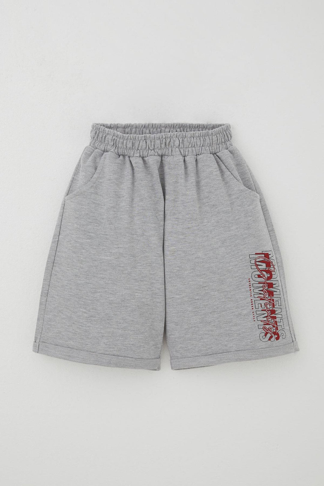 BRE Breeze Erkek Çocuk Şortlu Takım Yazı Baskılı Beli Lastikli 84 Yaş, Narçiçeği - University Place