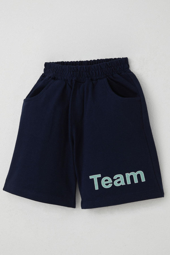 BRE Breeze Boys' Shorts Set Zip Zip Dinosaur Set 2-6 Years, Aqua Green - Bellflower