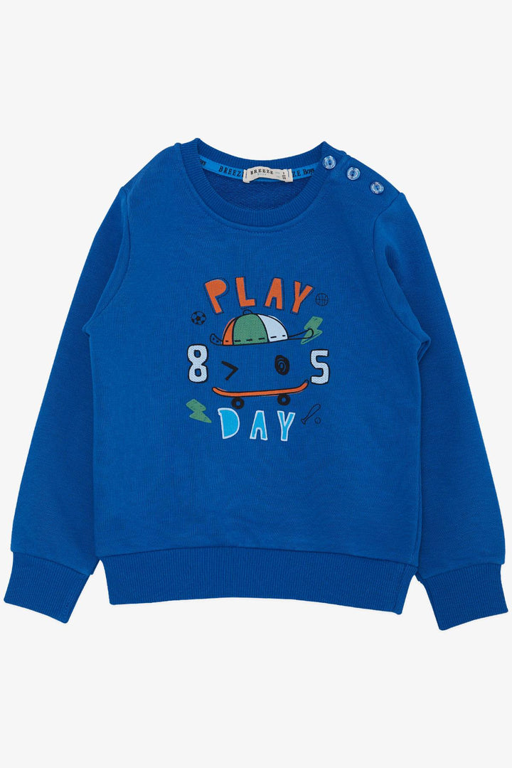 BRE Breeze Girls & Boys Boys Sweatshirt Game Day Themed 1.5-5 Years, Sky Blue - Lochau