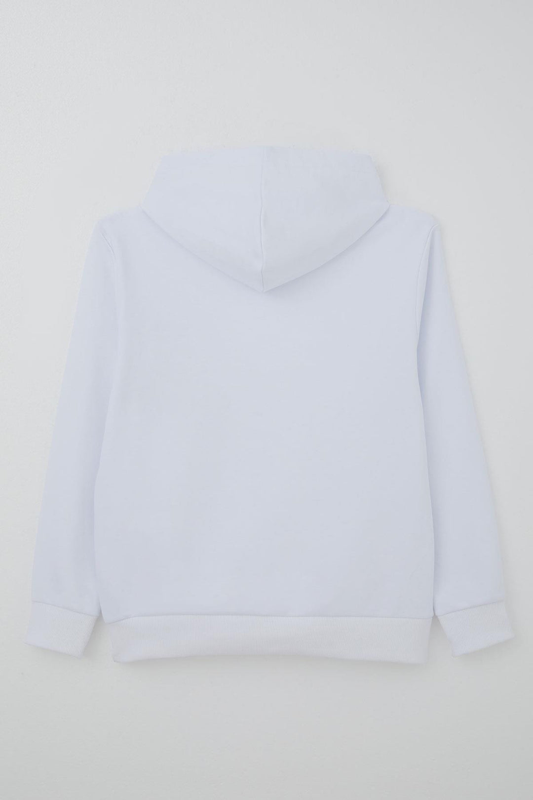 BRE Breeze Boys' Sweatshirt with A Letter Embroidery Crest, 94 Years, White - Krefeld