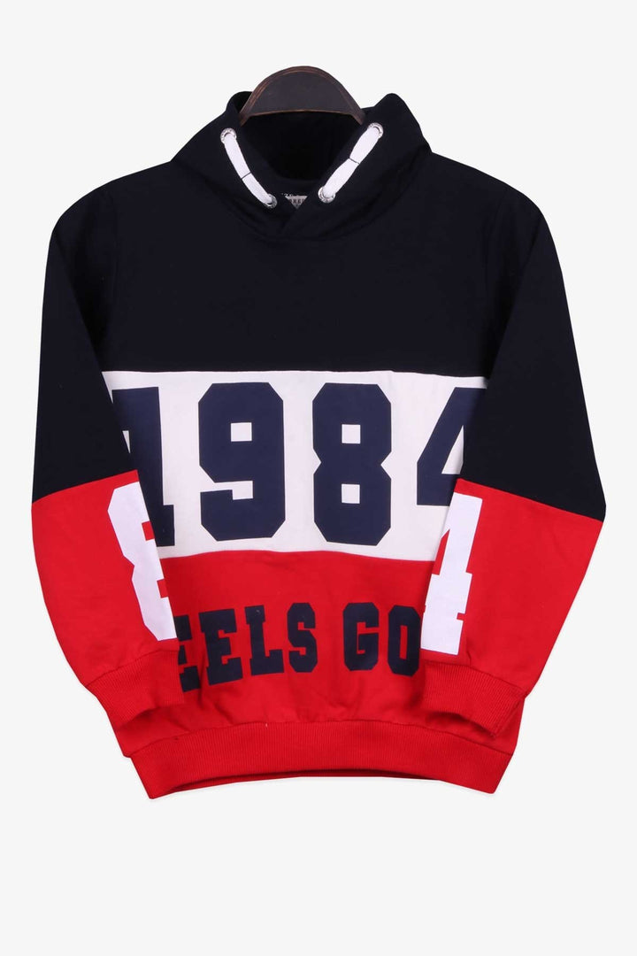 BRE Breeze Boys' Sweatshirt Printed 84 Years, Navy Blue - Duncanville