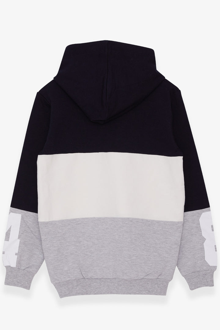 BRE Breeze Boys' Sweatshirt Printed 84 Years, Navy Blue - Rayleigh