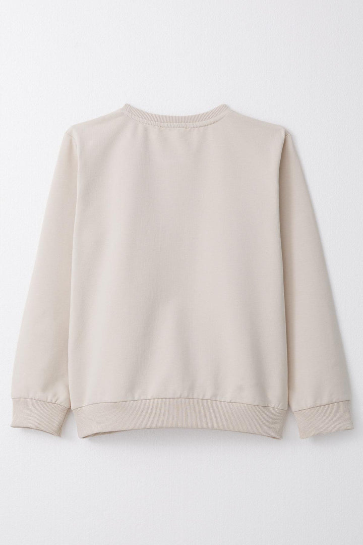 BRE Breeze Boys' Sweatshirt 4-8 Years, Beige - Georgetown