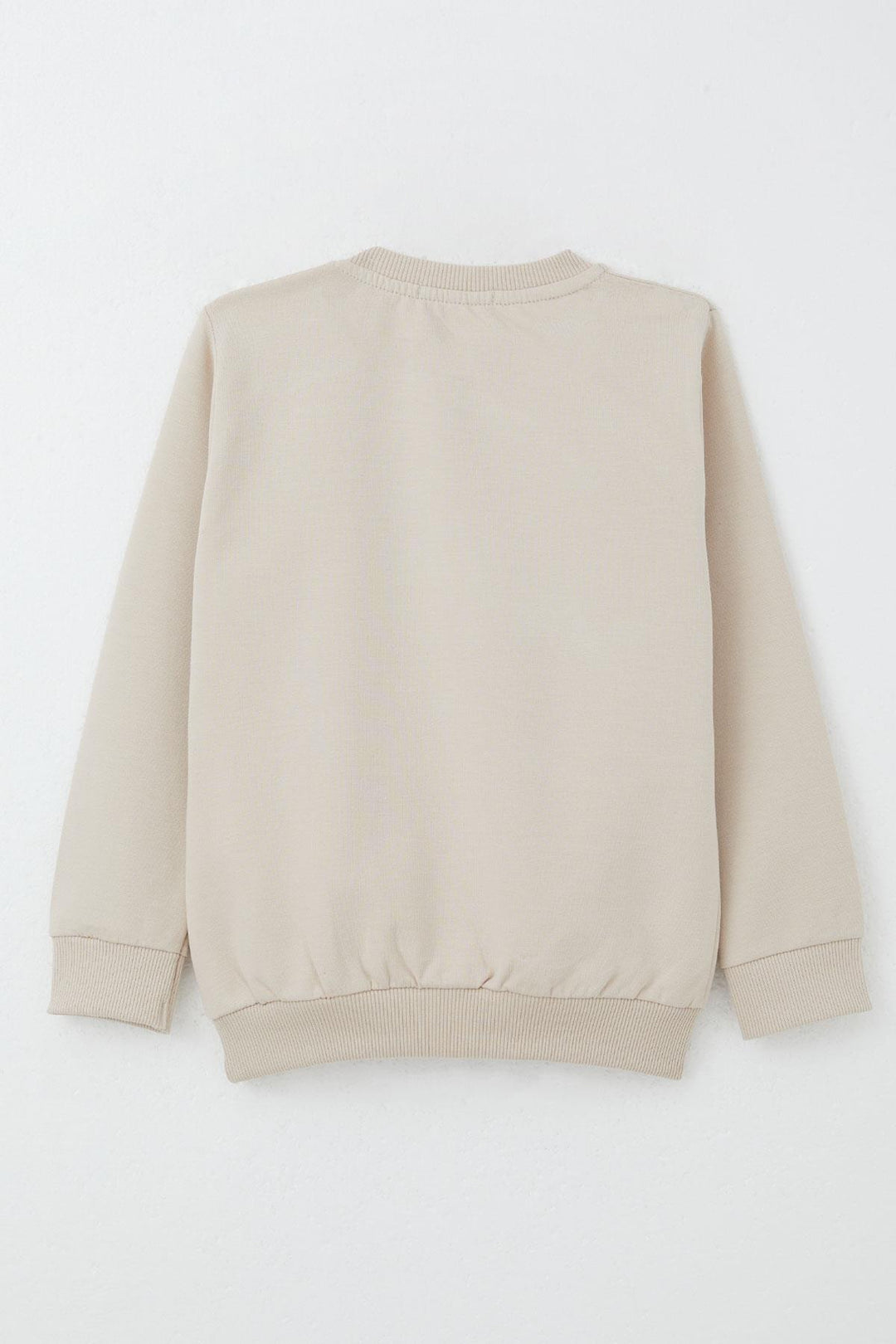 BRE Breeze Boys' Sweatshirt Lightning of the Farm 1.5-5 Years, Beige - North Highlands