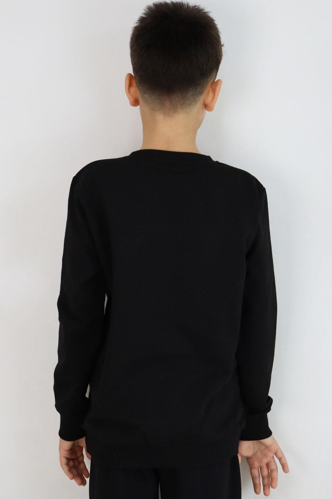 BRE Breeze Boys' Sweatshirt with Hooded Pocket Detail, 62 Years, Black - Basingstoke