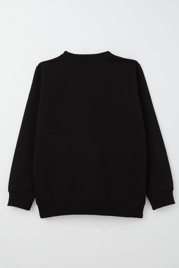 BRE Breeze Boys' Sweatshirt with Hooded Pocket Detail, 62 Years, Black - Basingstoke