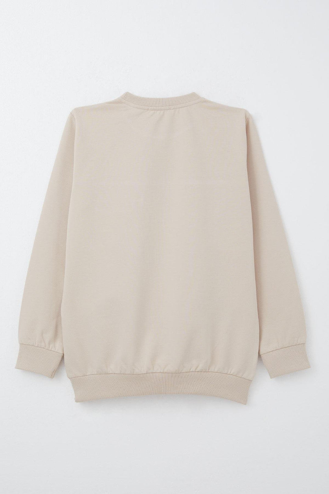 BRE Breeze Boys' Sweatshirt with Hooded Pocket Detail, 62 Years, Beige - Royal Tunbridge Wells