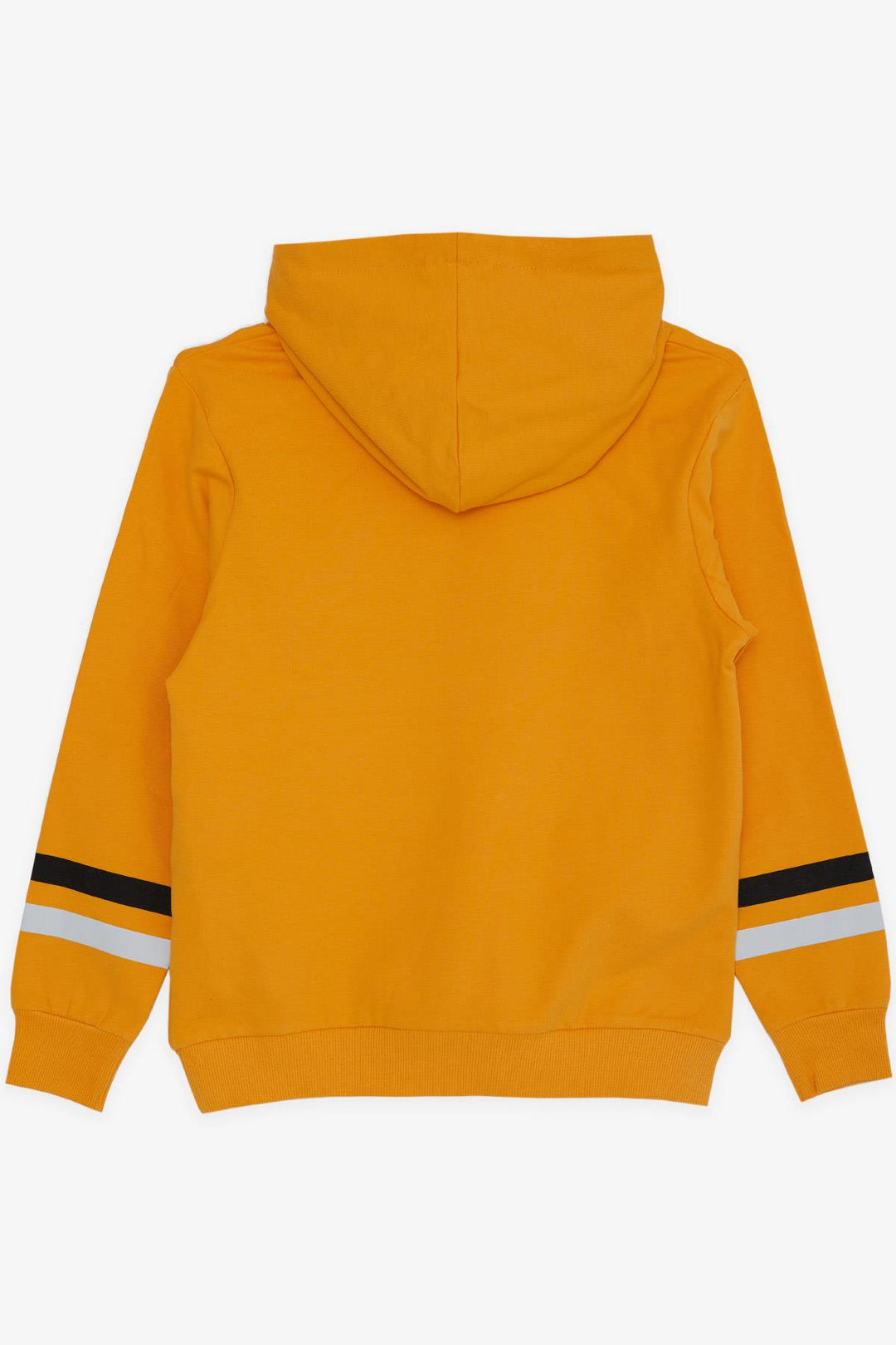 BRE Breeze Boys' Hooded Sweatshirt with Embroidery, Mustard Yellow, 45 Years - Caldwell