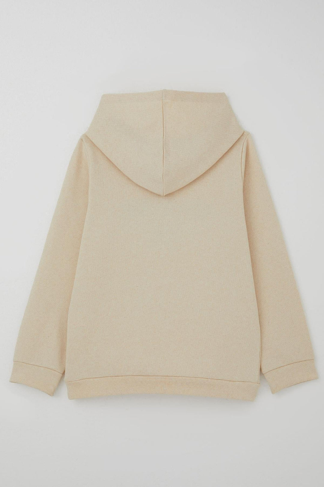 BRE Breeze Erkek Çocuk Sweatshirt Yazı Baskılı Kapüşonlu 4-8 Yaş, Krem - Spokane