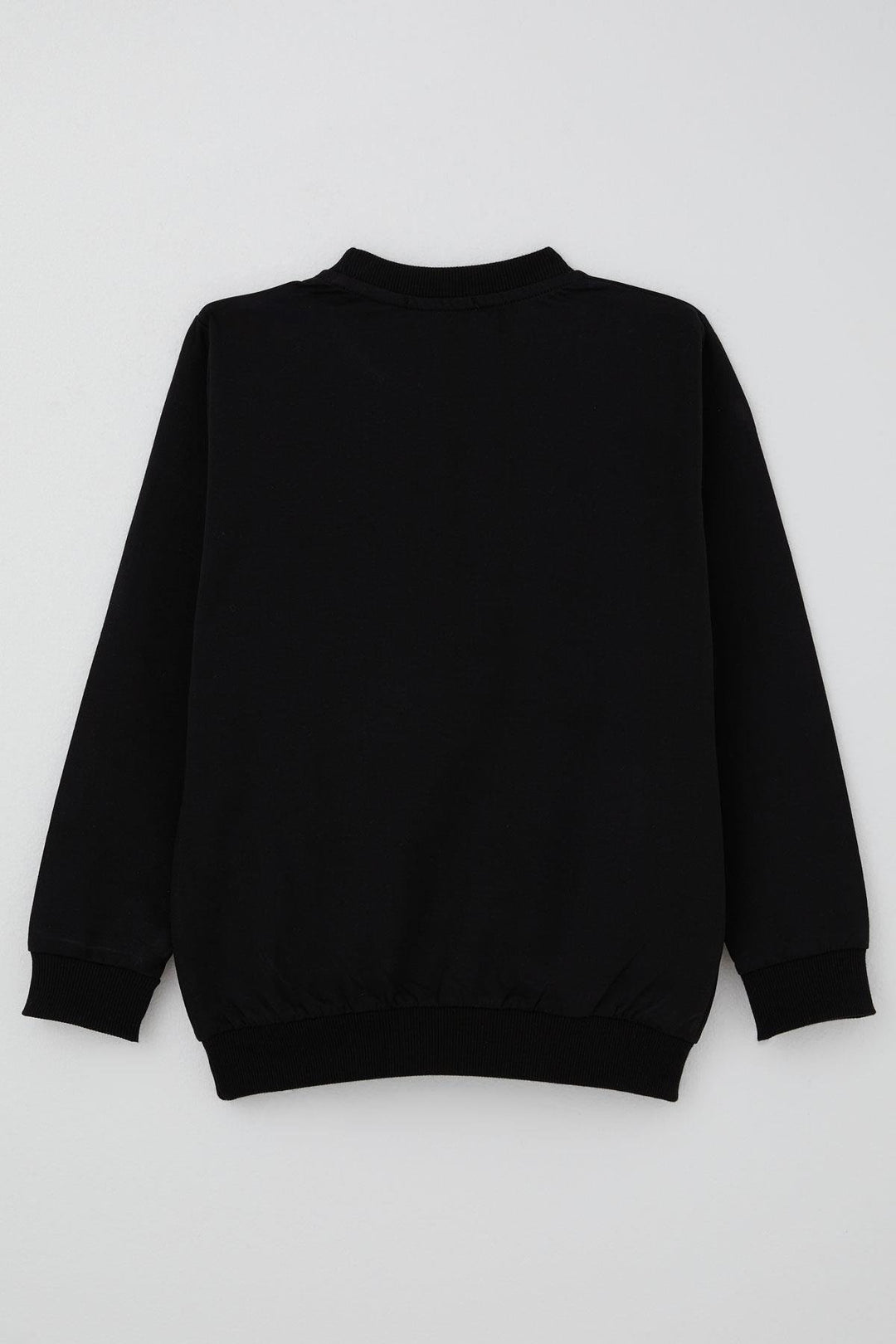 BRE Breeze Boys' Sweatshirt Printed with Text, 84 Years, Black - Leiden