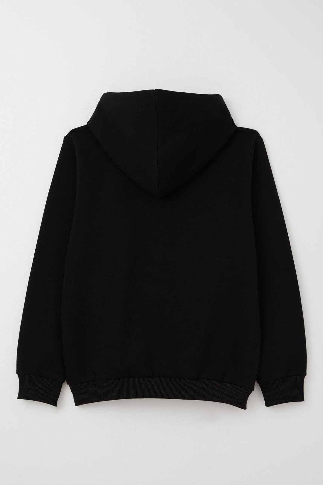 BRE Breeze Boys' Sweatshirt with Embroidered Writing and Kangaroo Pocket, 4-8 Years, Black - Alcantarilla