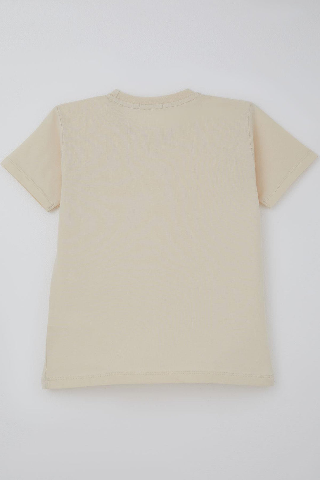 BRE Breeze Erkek Çocuk Tişört Basic 4-8 Yaş, Krem - Caldwell