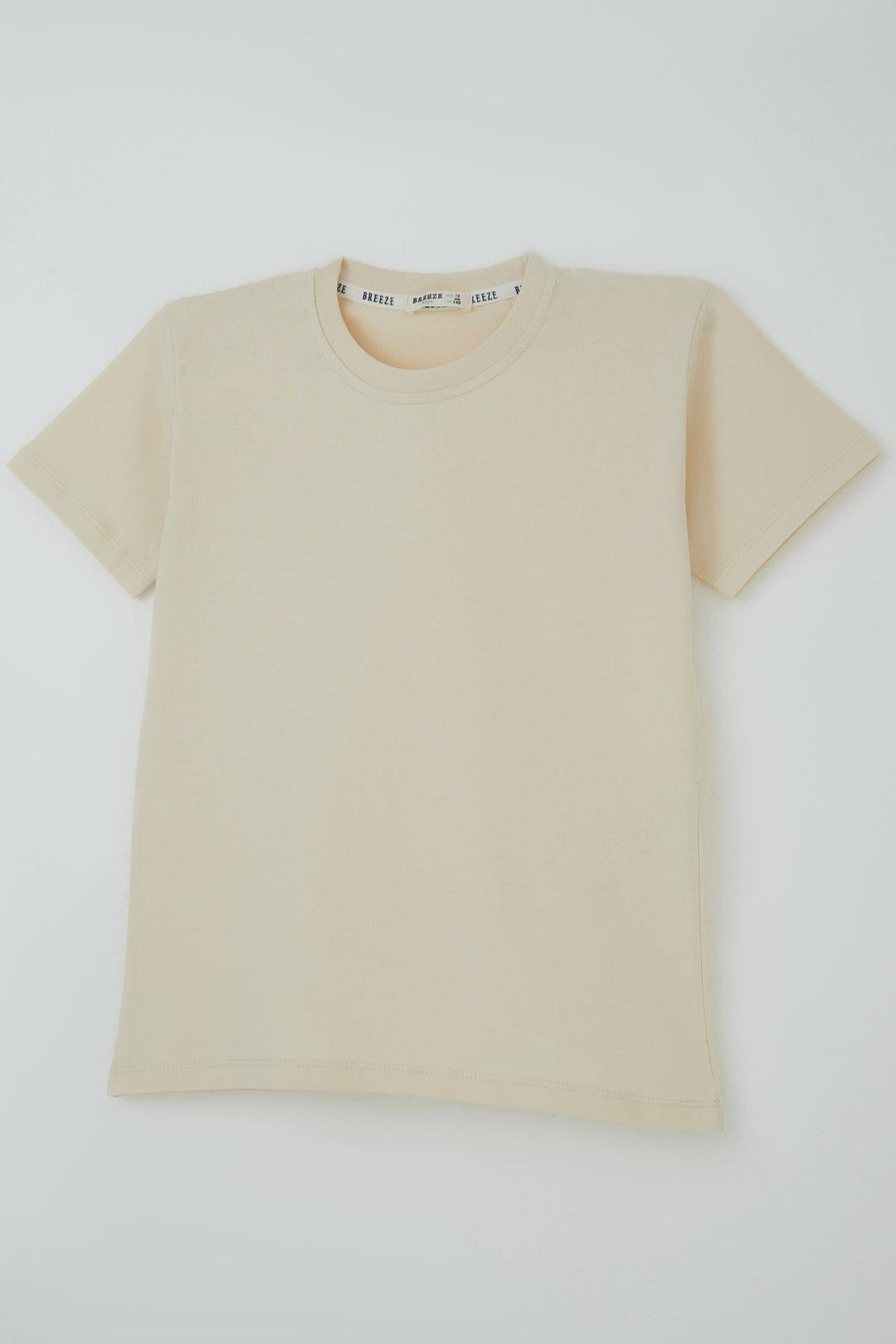 BRE Breeze Erkek Çocuk Tişört Basic 94 Yaş, Krem - Roman