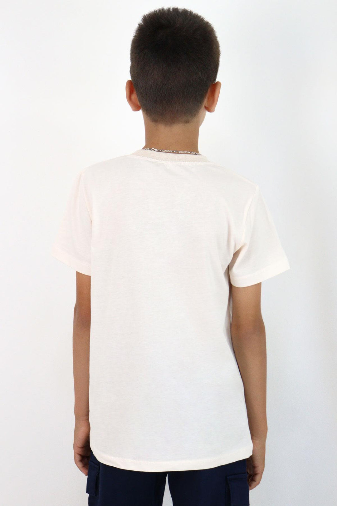 BRE Breeze Erkek Çocuk Tişört Basic 44 Yaş, Pudra - Durham