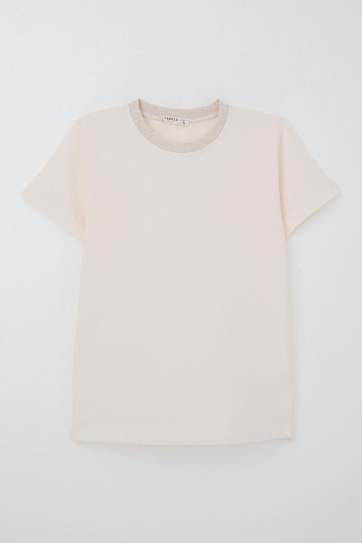 BRE Breeze Erkek Çocuk Tişört Basic 44 Yaş, Pudra - Durham