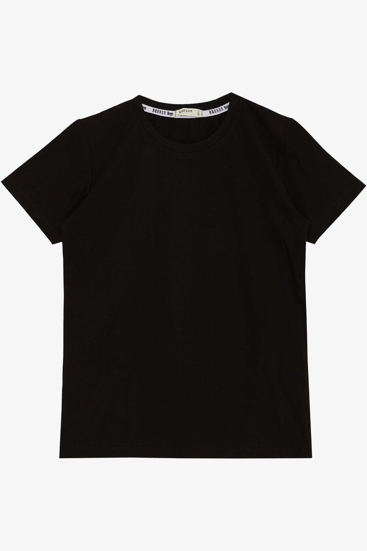 BRE Breeze Boys' T-Shirt Basic 44 Years, Black - Scottsdale