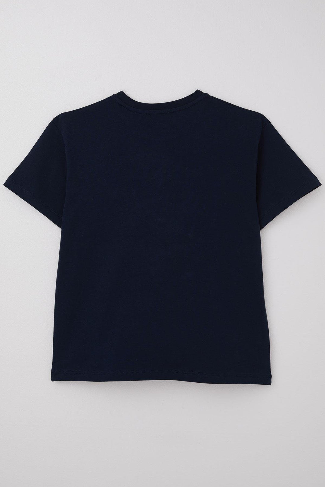 BRE Breeze Boys' T-shirt with Embossed Detail Printed Writing 94 Years, Navy Blue - Galapagar