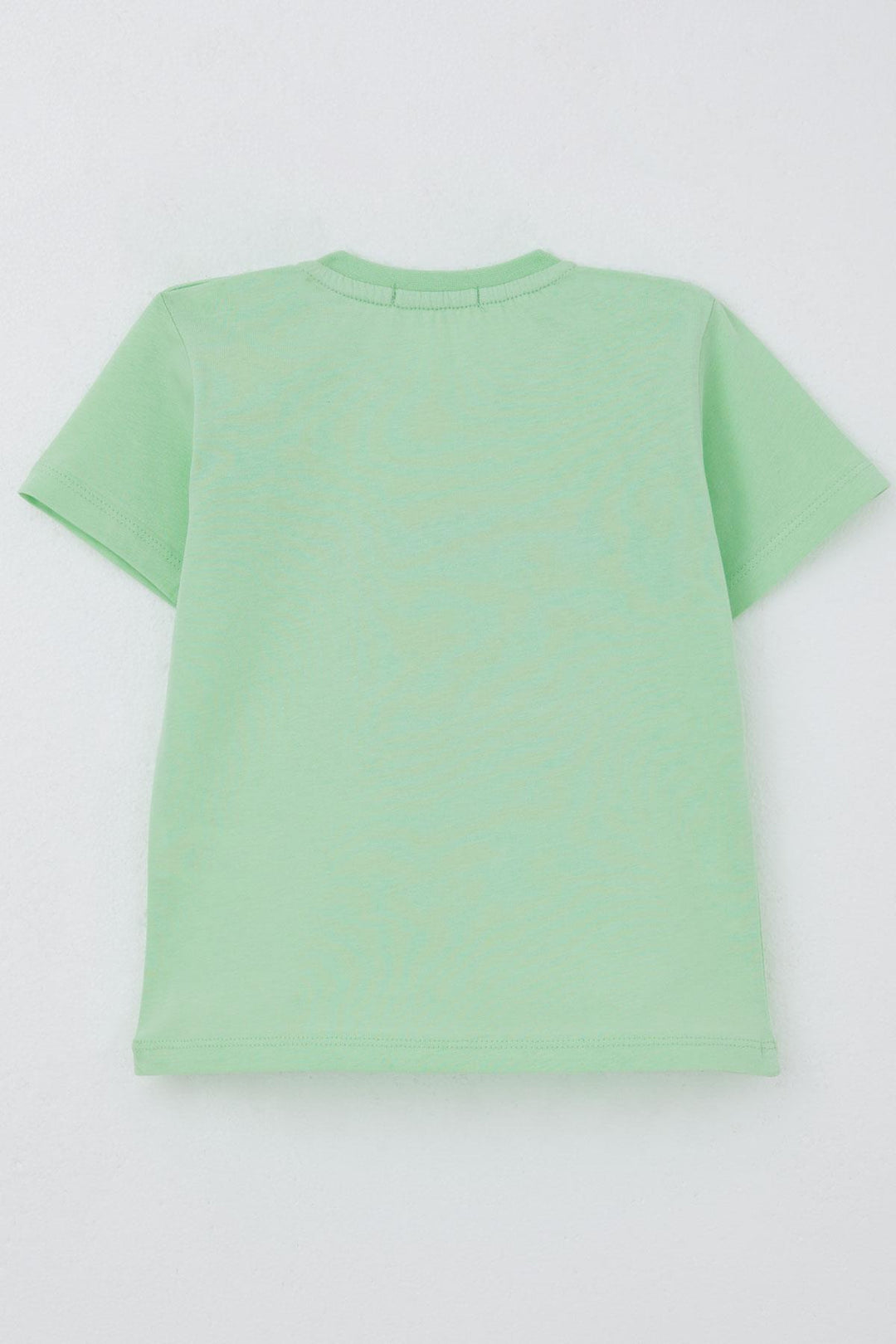 BRE Breeze Erkek Çocuk Tişört Macera Temalı 4X4 Araba Baskılı 2-6 Yaş, Su Yeşili - Thun