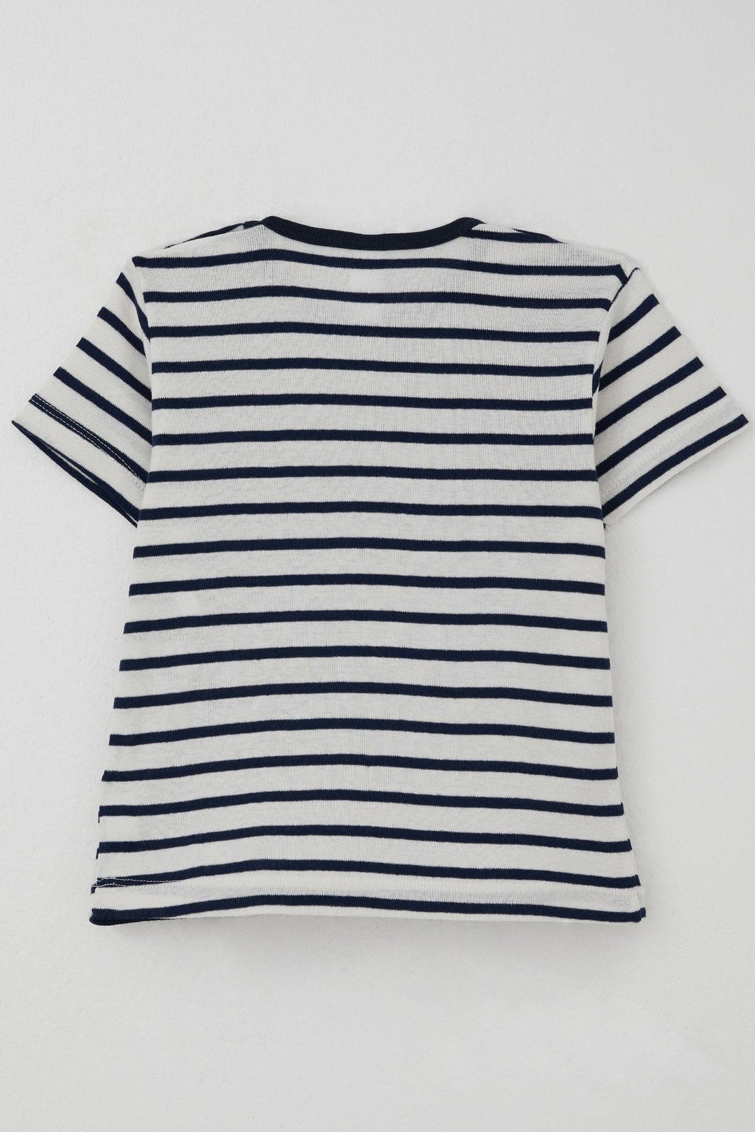 BRE Breeze Erkek Çocuk Tişört Patlı Çizgili 1-4 Yaş, Beyaz - San Nicolás de los Garza